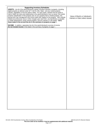 Form GN-3445 Guardianship Inventory (Minor Guardianship of the Estate) - Wisconsin, Page 2