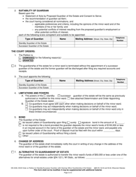 Form GN-3438 Order on Petition for Standby/Successor Guardian (With Hearing) (Minor Guardianship of the Estate) - Wisconsin, Page 2