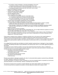Form JD-1716 Notice of Rights and Obligations - Wisconsin (English/Spanish), Page 2