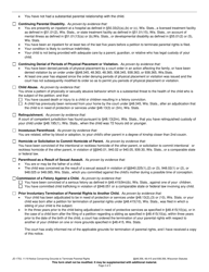 Form JD-1753 Notice Concerning Grounds to Terminate Parental Rights - Wisconsin, Page 2