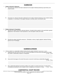 Form ME-940 Report of Examination (Licensed Physician) - Wisconsin, Page 3