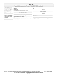 Form SC-5110V Affidavit of Service of Sc-500, Summons and Complaint Corporation or Limited Liability Company (LLC) - Non-eviction (Small Claims) - Wisconsin, Page 2