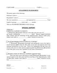 Form FL101 Marital Settlement Agreement (No Children) - County of San Joaquin, California