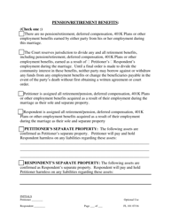 Form FL101 Marital Settlement Agreement (No Children) - County of San Joaquin, California, Page 4