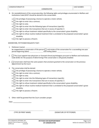 Form SUPPR410 Petition for Reappointment of Conservator - County of Santa Cruz, California, Page 2