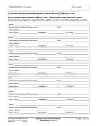 Document preview: Form SUPPR1085 Information About the (Proposed) Conservatee's Relatives & Friends 1st Additional Page - County of Santa Cruz, California