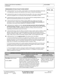 Form SUPCR1104 Dui Advisement of Rights, Waiver, and Plea Form - County of Santa Cruz, California, Page 3