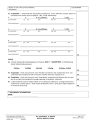 Form SUPCR1104 Dui Advisement of Rights, Waiver, and Plea Form - County of Santa Cruz, California, Page 6