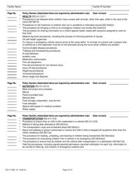 Form DCF-F-2409 Policy Checklist - Day Camps - Wisconsin, Page 3