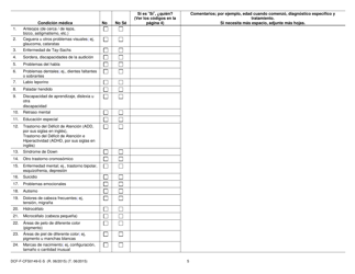 Formulario DCF-F-CFS0149-E-S Cuestionario Sobre Antecedentes Familiares - Medicos/Geneticos - Wisconsin (Spanish), Page 5