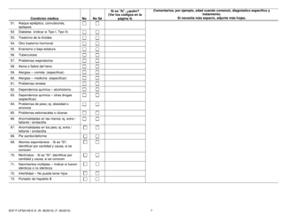 Formulario DCF-F-CFS0149-E-S Cuestionario Sobre Antecedentes Familiares - Medicos/Geneticos - Wisconsin (Spanish), Page 7