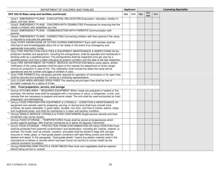 Form DCF-F-CFS0070 Initial Licensing Checklist - Day Camps - Dcf 252 - Wisconsin, Page 20