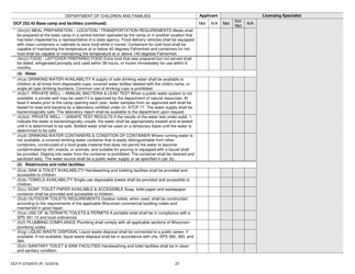 Form DCF-F-CFS0070 Initial Licensing Checklist - Day Camps - Dcf 252 - Wisconsin, Page 21