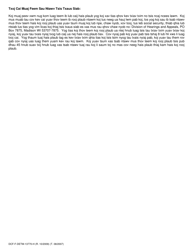 Form DCF-F-DETM-13770-H Refugee Cash Assistance Sanctions - Notice of Decisionwis - Wisconsin (Hmong), Page 2