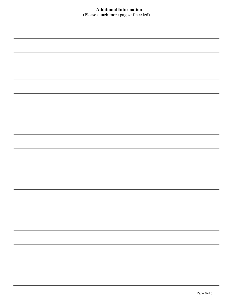 Formulario DCF-F-DWSC11002-S Solicitud De Guardian Para Servicios De Mantenimiento De Menores - Wisconsin (Spanish), Page 8