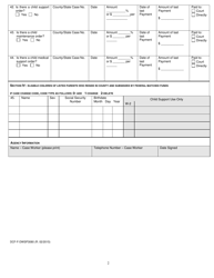 Form DCF-F-DWSP3080 Referral to Child Support - Wisconsin, Page 2