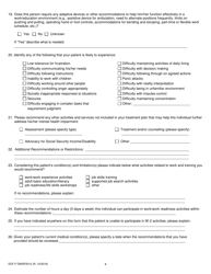 Form DCF-F-DWSP2012 &quot;Medical Examination and Capacity&quot; - Wisconsin, Page 4