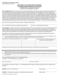 Document preview: Form DCF-F-5058-E-H Extended Relative and Non-relative Search and Engagement Consent - Wisconsin (Hmong)
