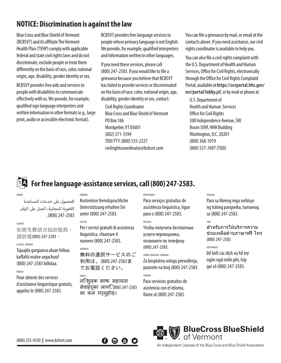 Form 280.486 Enrollment and Change Form for Retirees or Their Dependents Without Medicare - Vermont State Teachers Retirement System (Vstrs) - Vermont, Page 3