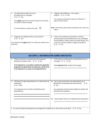 Formulario De Solicitud De Recertificacion/Renovacion De Medicaid - Washington, D.C. (Spanish), Page 3