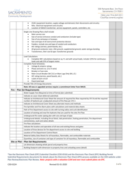 Form CDD-0224 New Buildings and Additions Submittal Checklist (Commercial) - City of Sacramento, California, Page 3