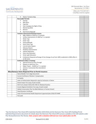 Form CDD-0224 New Buildings and Additions Submittal Checklist (Commercial) - City of Sacramento, California, Page 6