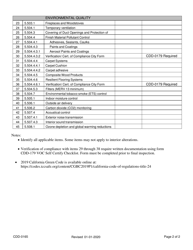 Form CDD-0165 2019 California Green Code Mandatory Requirements Checklist for Non-residential Buildings With Additions of 1,000 Sq. Ft. or More, or Alterations With a Valuation of $200,000 or More - City of Sacramento, California, Page 2