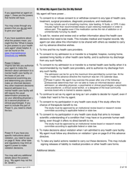 Virginia Advance Directive Form for Health Care With Sections for Medical, Mental, and End-Of-Life Care - Full - Virginia, Page 2