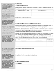 Virginia Advance Directive Form for Healthcare With Sections for Medical and End-Of-Life Care - Virginia, Page 5
