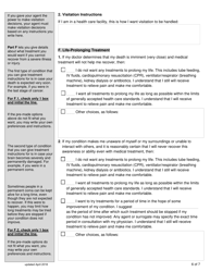 Virginia Advance Directive Form for Healthcare With Sections for Medical and End-Of-Life Care - Virginia, Page 6