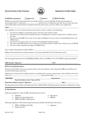 Application for T.j. Anthony Catastrophic Illness Program Family Member (Cip-Fm) - City and County of San Francisco, California, Page 3
