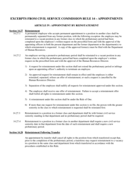 &quot;Employee Request for Reinstatement&quot; - City and County of San Francisco, California, Page 2
