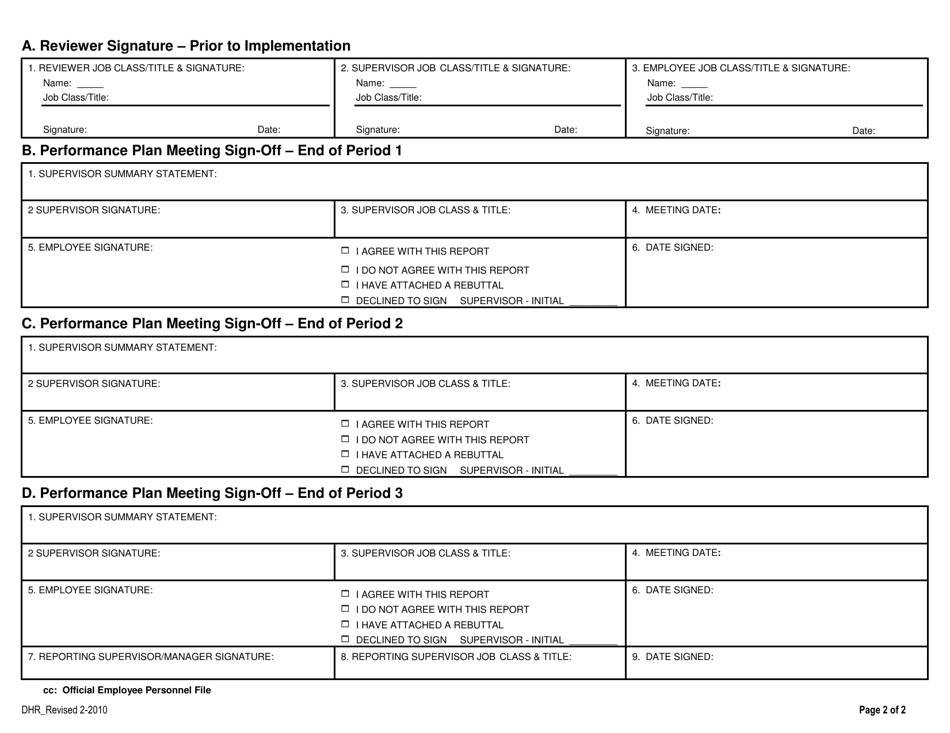 Performance Improvement Plan - City and County of San Francisco, California, Page 2