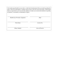 Health Care Provider Certification Form - City and County of San Francisco, California, Page 4