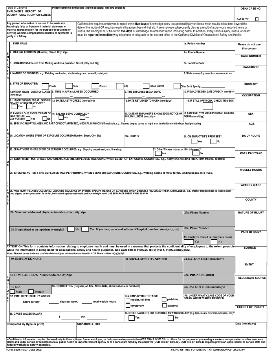 Form Dlsr5020 - Fill Out, Sign Online And Download Fillable Pdf 