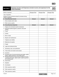 Form F-00107 Self-employment Income Report - Wisconsin, Page 2