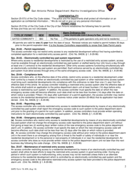 SAPD Form 78-APA Permit Application for Gated Communities With Restricted Access Entry - City of San Antonio, Texas, Page 2