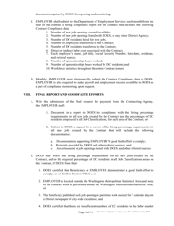 First Source Employment Agreement for Non Construction Contracts Only - Washington, D.C., Page 8