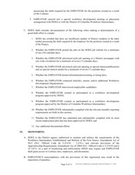 First Source Employment Agreement for Non Construction Contracts Only - Washington, D.C., Page 9