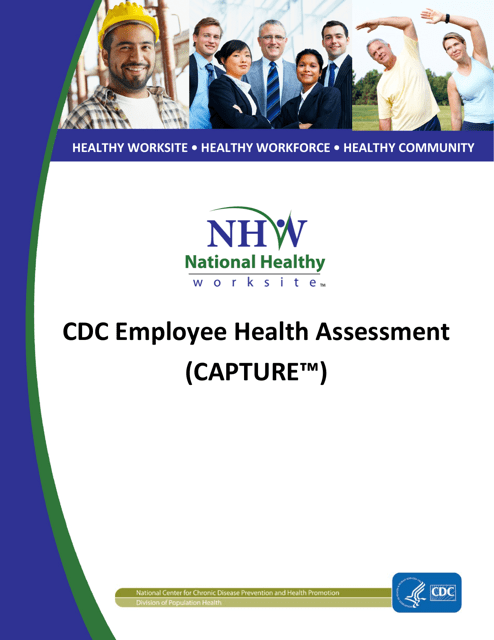 CDC Employee Health Assessment (Capture) Download Pdf
