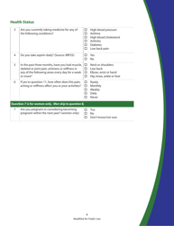 CDC Employee Health Assessment (Capture), Page 5