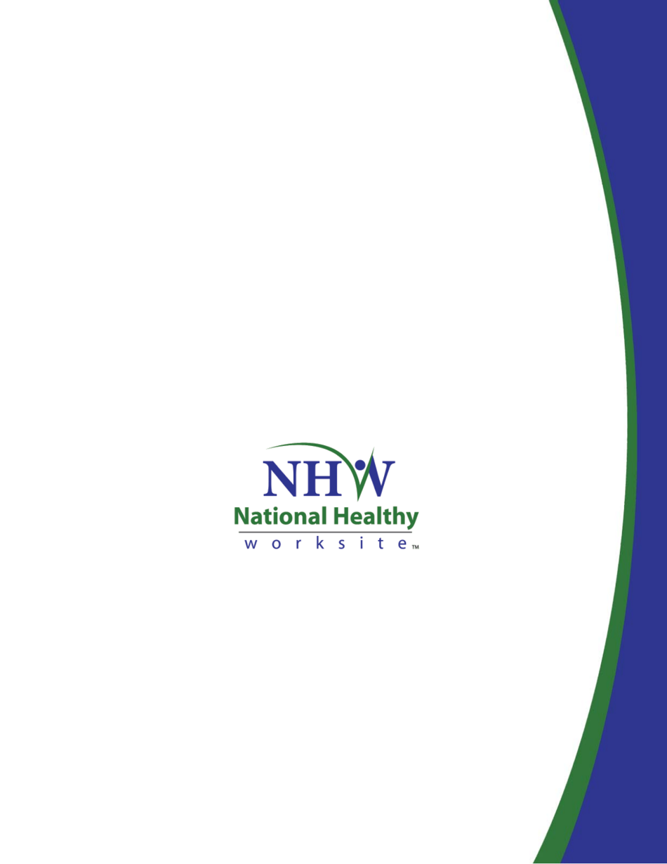 CDC Nhwp Health and Safety Climate Survey (Inputs), Page 6