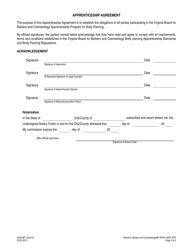 Form A450-BP_SOA Body-Piercing Apprentice Certification Application - Virginia, Page 15