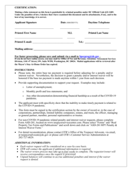 Form ASD-900 Real Property Penalty and Interest Waiver Application - Washington, D.C., Page 2