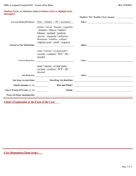 Initial Oac Basic Client Interview Form - County of San Diego, California, Page 3
