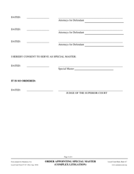 Form CV-67 Order Appointing Special Master (Complex Litigation) - County of San Mateo, California, Page 4
