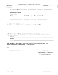 Form FL-12 Mandatory Short Cause Trial Statement - County of San Mateo, California, Page 2