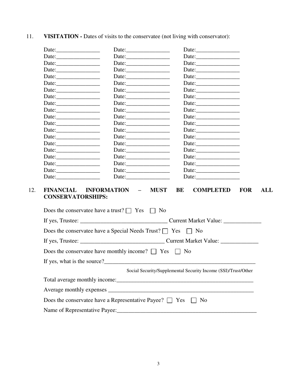 Form PR-19 Confidential Status Report - County of San Mateo, California, Page 3