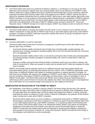 DOT Form 224-698 Application for General Permit - Washington, Page 4