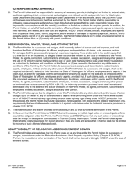 DOT Form 224-698 Application for General Permit - Washington, Page 6